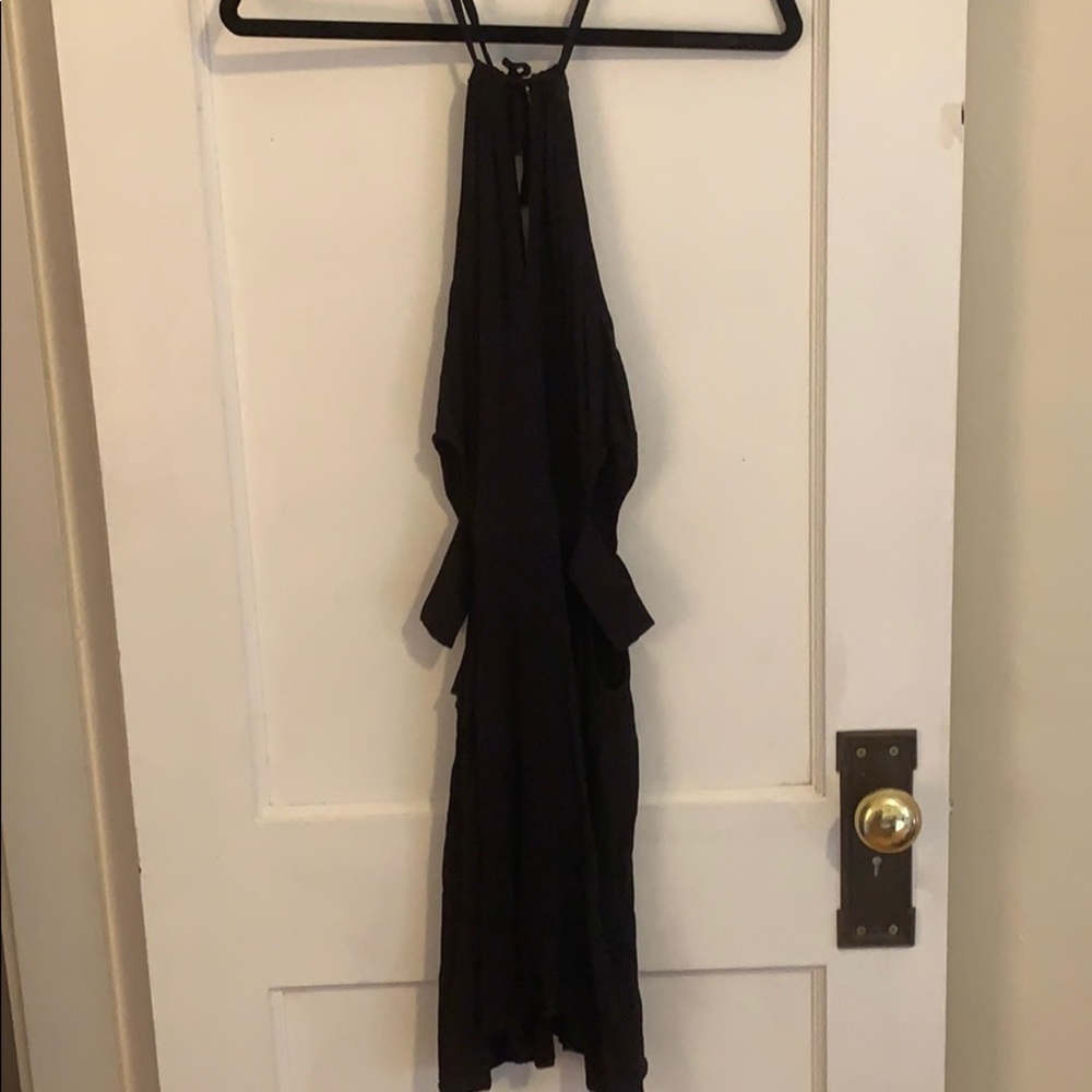 Kendall & Kylie black dress with middie cut outs